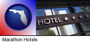 Marathon, Florida - a hotel facade